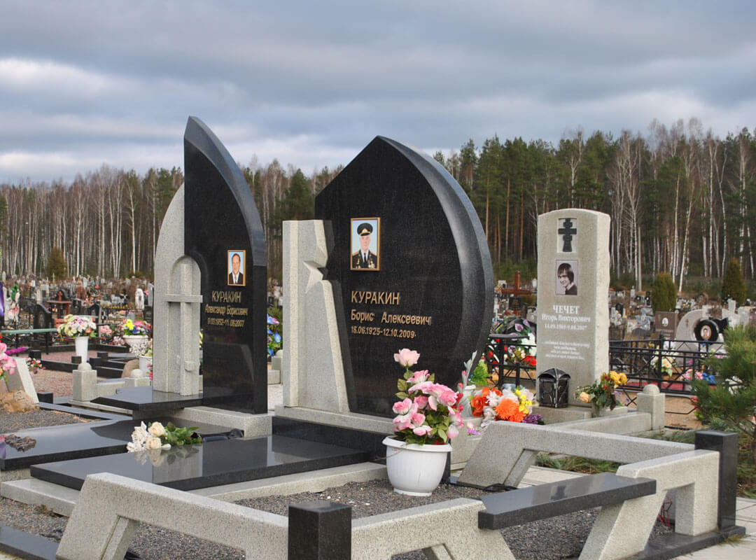 Памятники комбинированные фото и цены