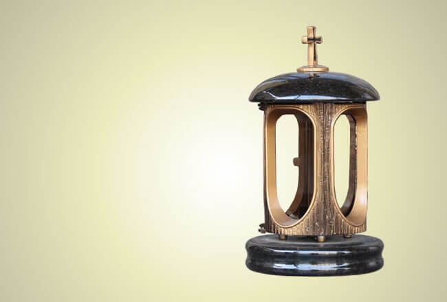 Заказать лампаду из гранита или полимербетона можно в наших магазинах в Минске