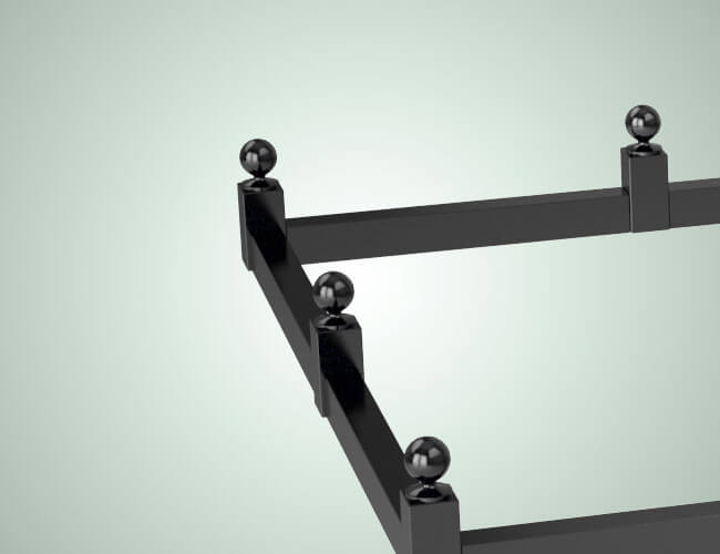 Предлагаем купить оградки всех типов и размеров с гарантией и установкой