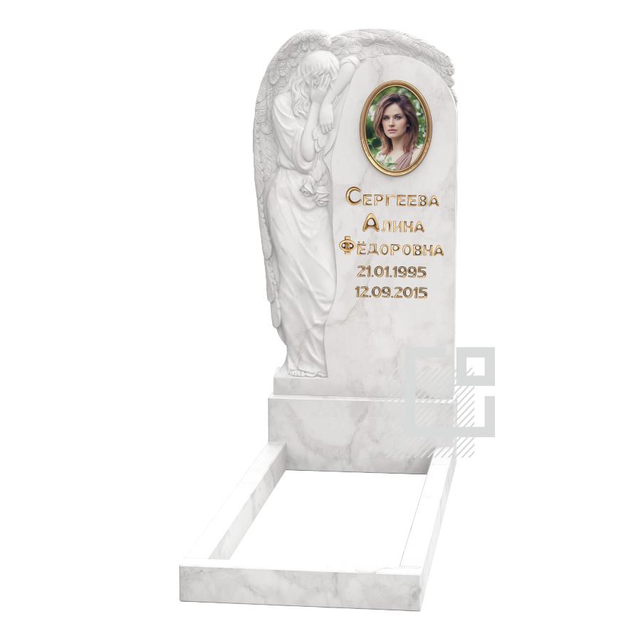 Памятник в виде ангела от компании Гранитное Дело  в Минске