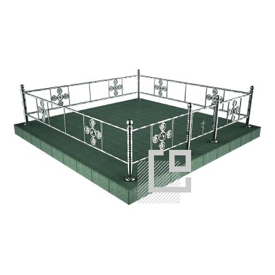 Ограда из нержавейки ОН-11